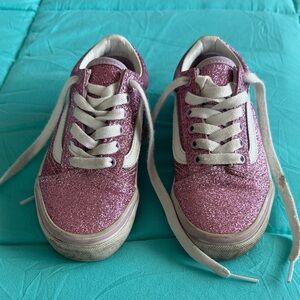 Vans Sparkly Pink Kids Sneakers